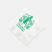 Serviette En Papier Serviettes tendance "AND DID" Blue Graduation Part (Coin)