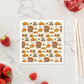 Serviette En Papier Serviettes Thanksgiving (En situation)