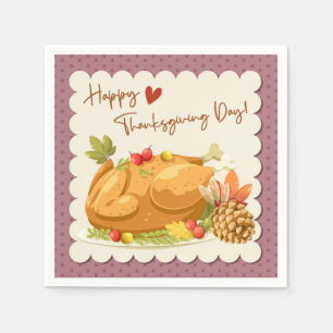 Serviette En Papier Serviettes Thanksgiving