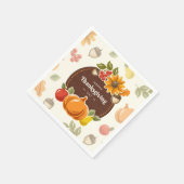 Serviette En Papier Serviettes Thanksgiving (Coin)