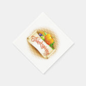 Serviette En Papier Serviettes Thanksgiving (Coin)