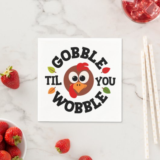 Serviette En Papier Serviettes Thanksgiving (En situation)