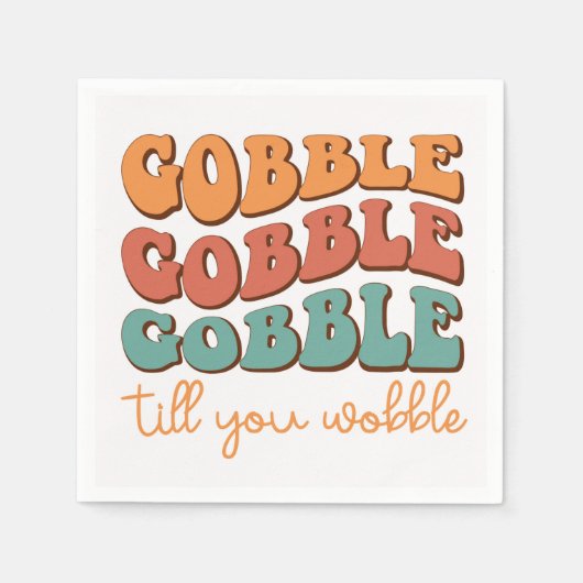 Serviette En Papier Serviettes Thanksgiving (Devant)