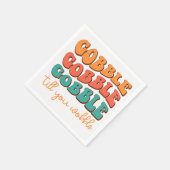 Serviette En Papier Serviettes Thanksgiving (Coin)