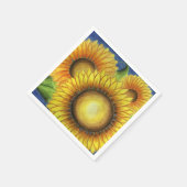 Serviette En Papier Serviettes Tournesol Clair  (Coin)