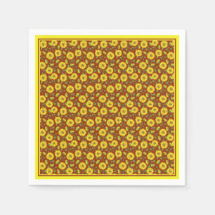 Serviette En Papier Serviettes Tournesols