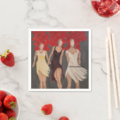 Serviette En Papier Serviettes Trois Soeurs (En situation)