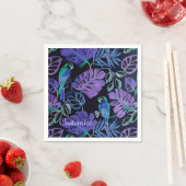 Serviette En Papier Serviettes Tropical Parrot Paradise (En situation)