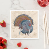Serviette En Papier Serviettes Turquie Thanksgiving (En situation)
