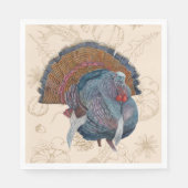 Serviette En Papier Serviettes Turquie Thanksgiving (Devant)