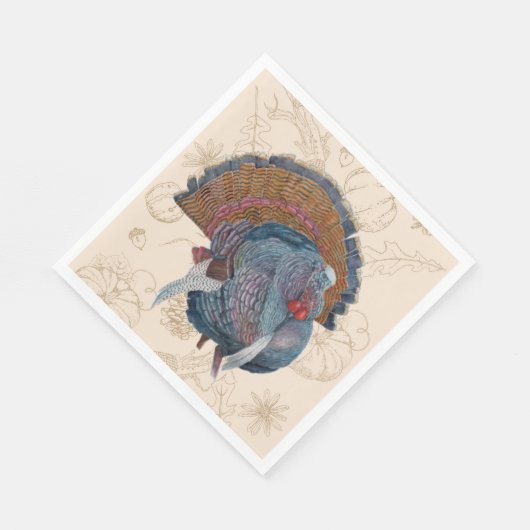 Serviette En Papier Serviettes Turquie Thanksgiving (Coin)