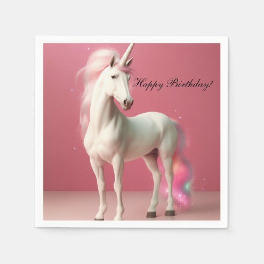 Serviette En Papier serviettes Unicorne (Devant)