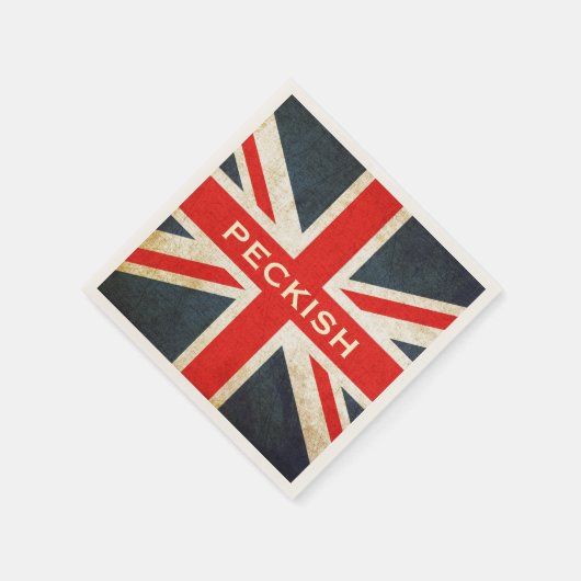 Serviette En Papier Serviettes Union Jack Peckish Party (Coin)