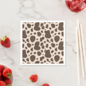 Serviette En Papier Serviettes | Vache Imprimée (En situation)