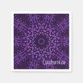 Serviette En Papier Serviettes violet Galaxy Stars (Devant)