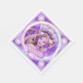 Serviette En Papier Serviettes violettes Sun Fairy (Coin)