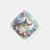 Serviette En Papier Serviettes Whimsical Owl (Coin)