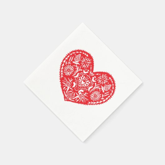 Serviette En Papier serviettes Wycinanki (Coin)