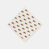 Serviette En Papier Servilleta con acuarela de corcho de vino (Coin)