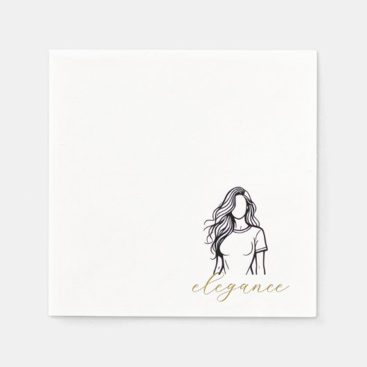 Serviette En Papier servilleta de papel (Devant)