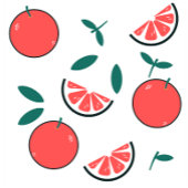 Serviette En Papier Servilleta de papel diseño naranjas