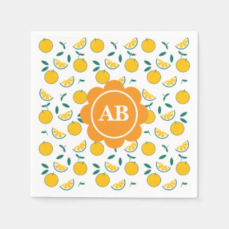 Serviette En Papier Servilleta de papel diseño naranjas