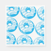 Serviette En Papier Servilleta de papel donas azules (Devant)