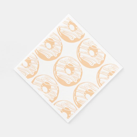 Serviette En Papier Servilleta de papel donuts  (Coin)