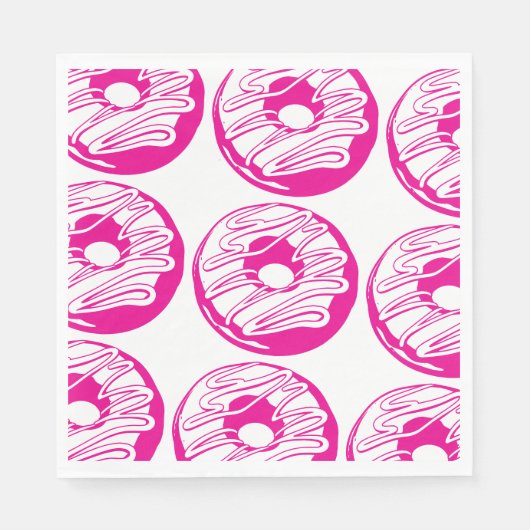 Serviette En Papier Servilleta de papel donuts  (Devant)