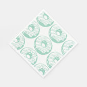 Serviette En Papier Servilleta de papel donuts  (Coin)