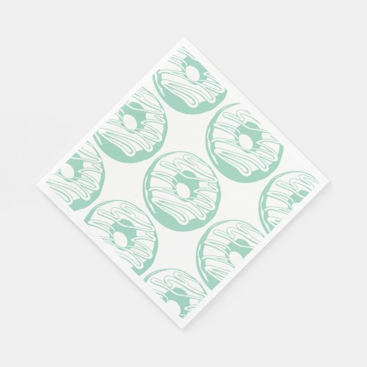 Serviette En Papier Servilleta de papel donuts  (Coin)