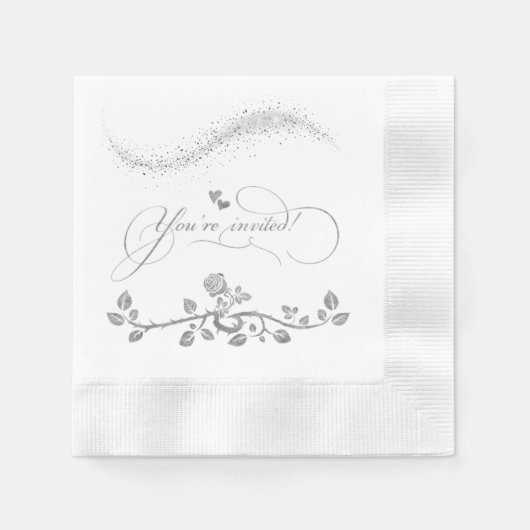 Serviette En Papier Servilleta de papel para boda (Devant)