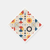 Serviette En Papier Servilleta diseño geométrico (Coin)