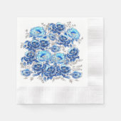 Serviette En Papier Servilletas blue (Devant)