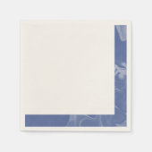 Serviette En Papier Servilletas elegantes azules (Devant)