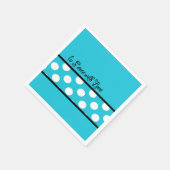 Serviette En Papier Servir avec Love Blue Party Papier Napkin (Coin)