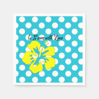 Serviette En Papier Servir avec Love Polka Dot Party Papier Napkin