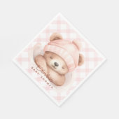 Serviette En Papier Servir Baby shower d'ours (Coin)