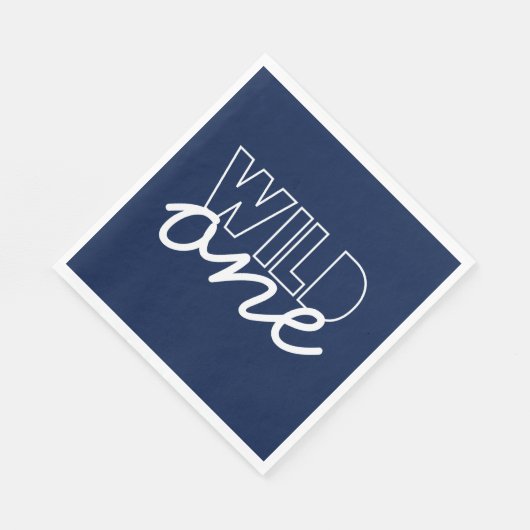 Serviette En Papier Servir une première serviette d'anniversaire (Coin)