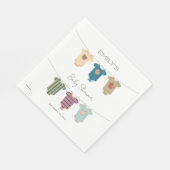 Serviette En Papier Sesame Pals Baby shower de combinaisons physiques (Coin)