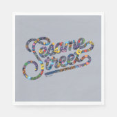 Serviette En Papier Sésame Sésame | Logo Doodle (Devant)