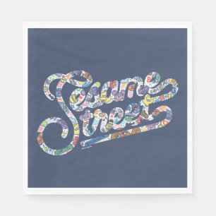 Serviette En Papier Sésame Sésame   Logo Doodle