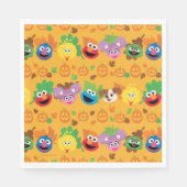 Serviette En Papier Sesame Street Autumn quitte Motif (Devant)