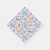 Serviette En Papier Sesame Street Bunny Motif (Coin)