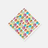 Serviette En Papier Sesame Street Caractère Amusant & Motif coloré (Coin)