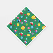 Serviette En Papier Sesame Street Christmas Tree Motif (Coin)