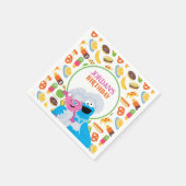 Serviette En Papier Sesame Street Cookie Monster Foodie Camion (Coin)