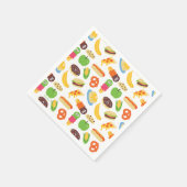 Serviette En Papier Sesame Street Cookie Monster Foodie Camion (Coin)