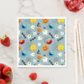 Serviette En Papier Sesame Street Cute Motif Halloween (En situation)