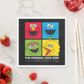 Serviette En Papier Sesame Street | les enfants frais originaux (En situation)